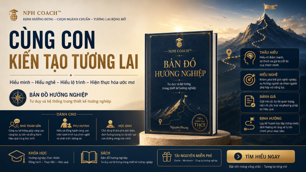 Cùng Con Kiến Tạo Tương Lai - Bản Đồ Hướng Nghiệp NPH Coach